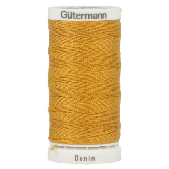 Gütermann jeans (denim) naaigaren - 100 meter- col. 1970 - oker